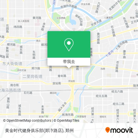 黄金时代健身俱乐部(郑汴路店)地图