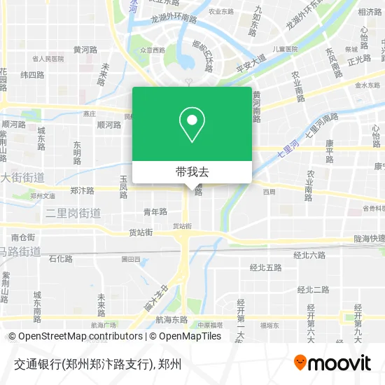 交通银行(郑州郑汴路支行)地图