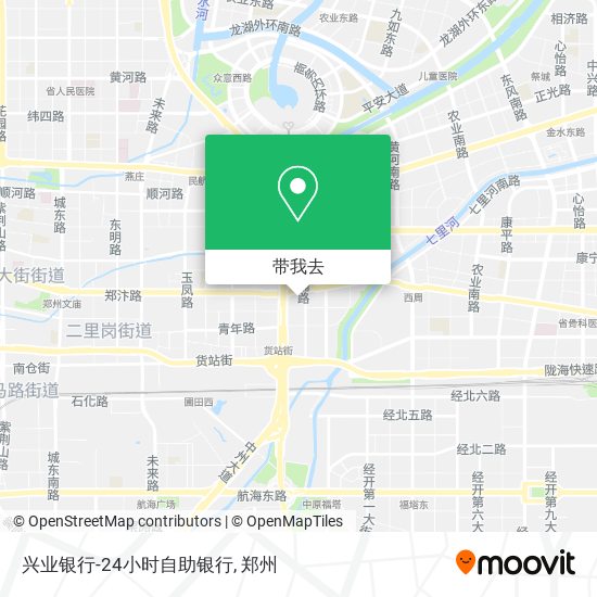 兴业银行-24小时自助银行地图