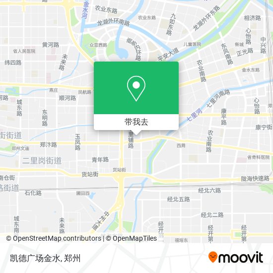 凯德广场金水地图