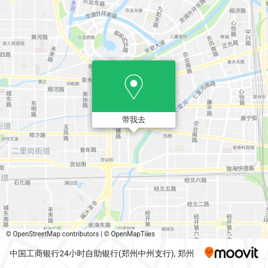 中国工商银行24小时自助银行(郑州中州支行)地图