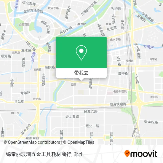 锦泰丽玻璃五金工具耗材商行地图