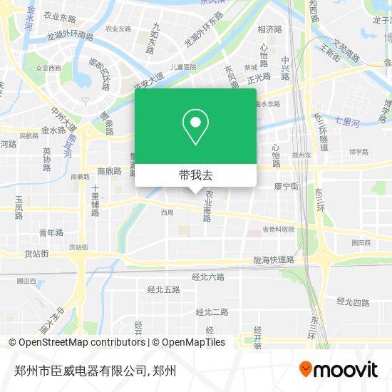 郑州市臣威电器有限公司地图