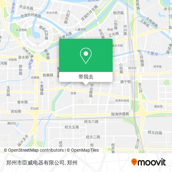 郑州市臣威电器有限公司地图