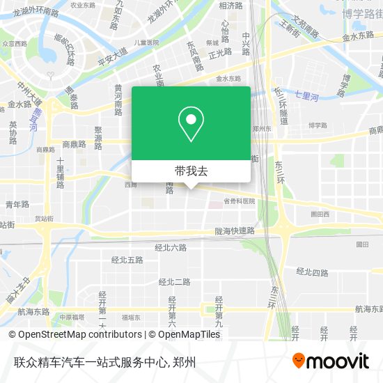 联众精车汽车一站式服务中心地图