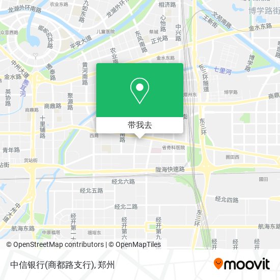 中信银行(商都路支行)地图
