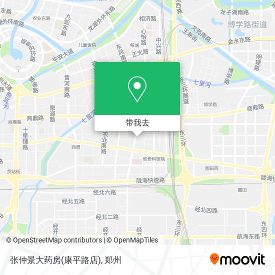 张仲景大药房(康平路店)地图