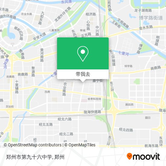 郑州市第九十六中学地图