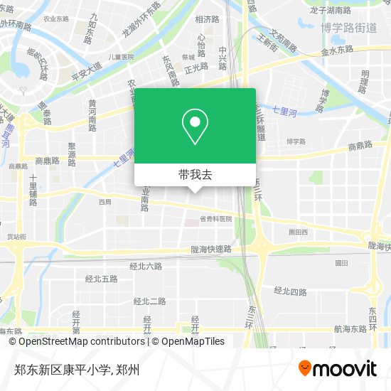 郑东新区康平小学地图