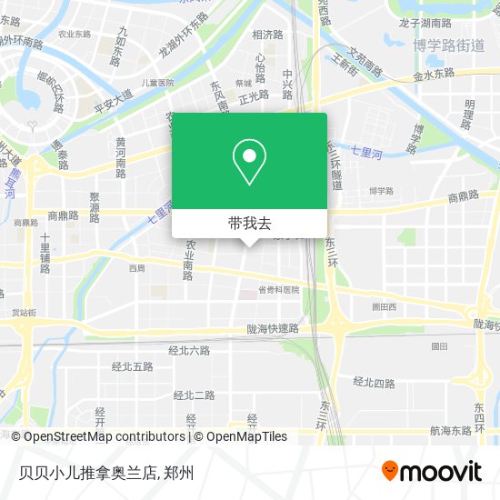 贝贝小儿推拿奥兰店地图