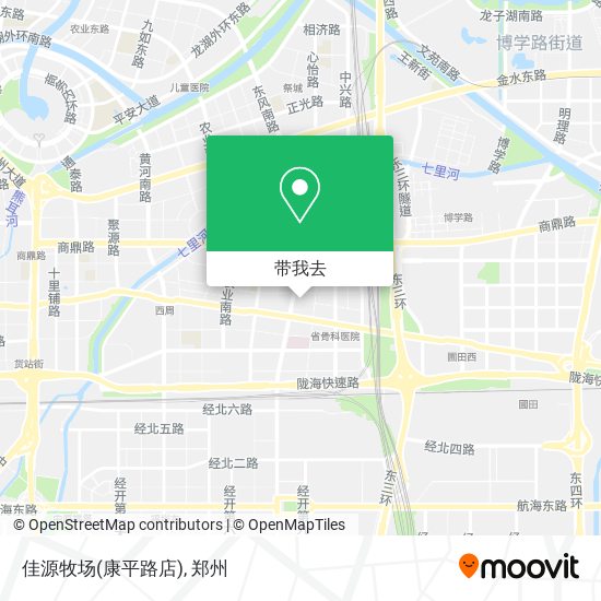 佳源牧场(康平路店)地图