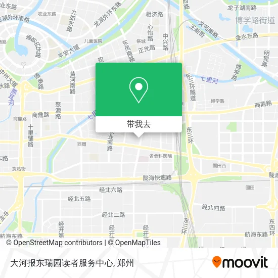 大河报东瑞园读者服务中心地图