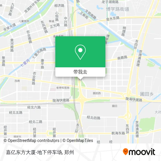 嘉亿东方大厦-地下停车场地图