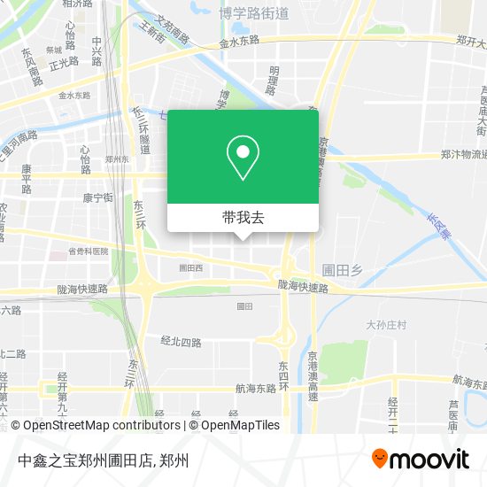 中鑫之宝郑州圃田店地图