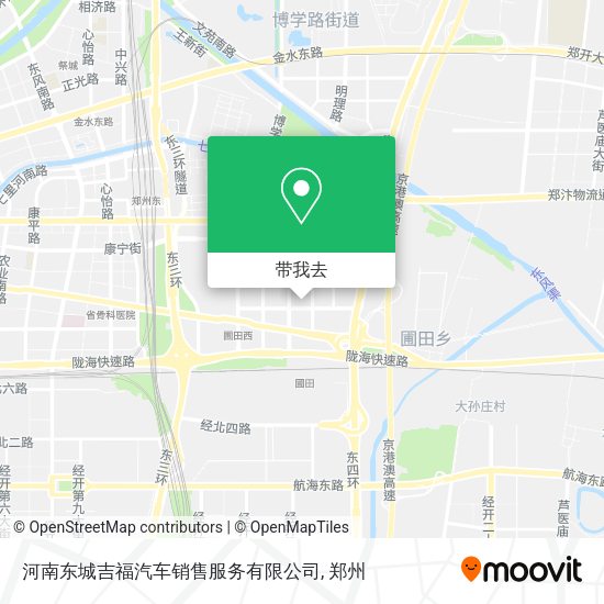 河南东城吉福汽车销售服务有限公司地图