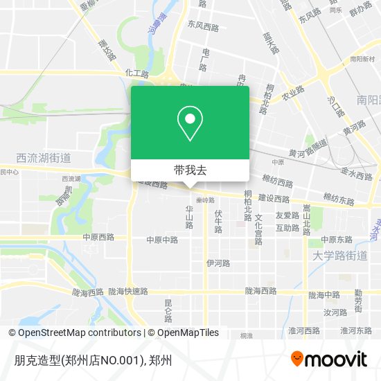 朋克造型(郑州店NO.001)地图