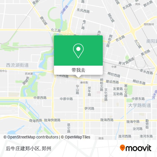后牛庄建郑小区地图