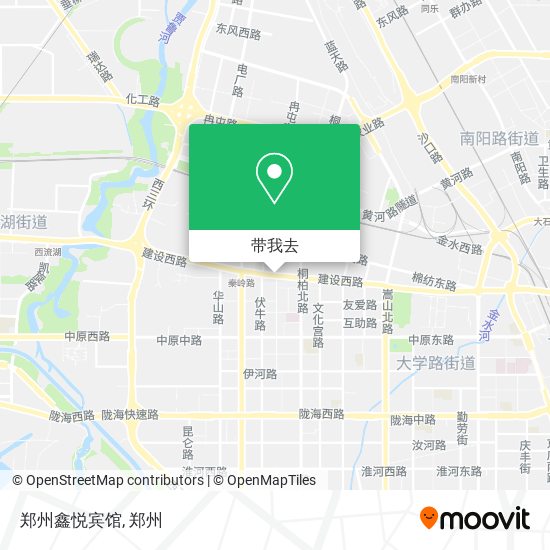 郑州鑫悦宾馆地图