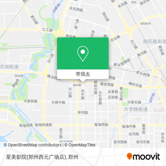 星美影院(郑州西元广场店)地图