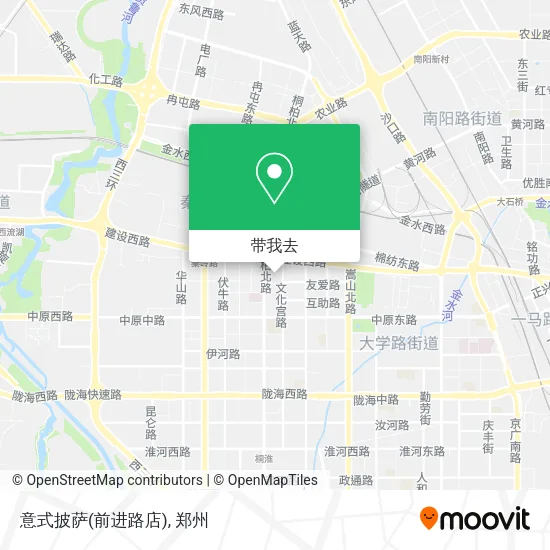 意式披萨(前进路店)地图