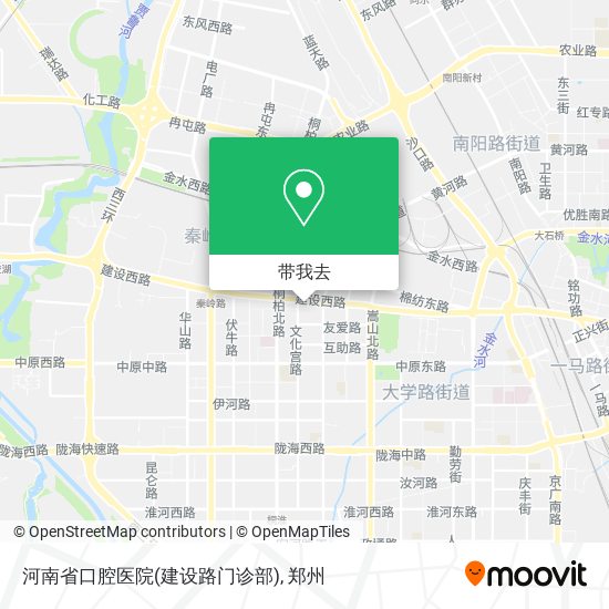 河南省口腔医院(建设路门诊部)地图