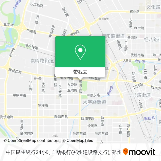 中国民生银行24小时自助银行(郑州建设路支行)地图