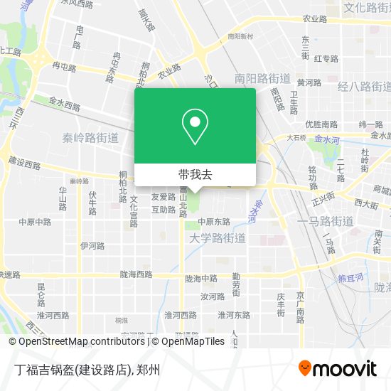 丁福吉锅盔(建设路店)地图