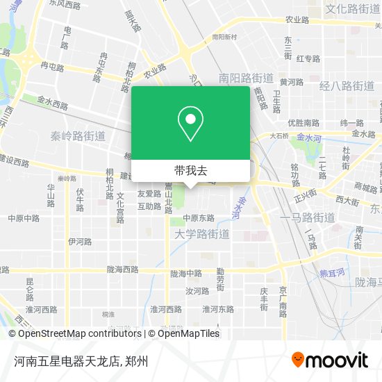 河南五星电器天龙店地图