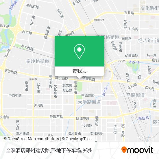 全季酒店郑州建设路店-地下停车场地图