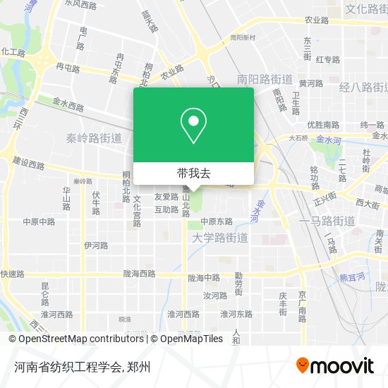 河南省纺织工程学会地图