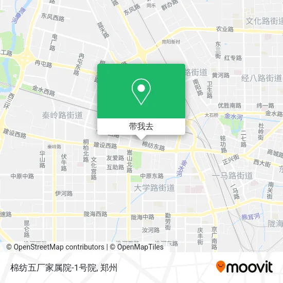 棉纺五厂家属院-1号院地图
