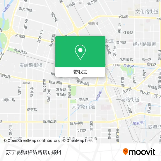 苏宁易购(棉纺路店)地图
