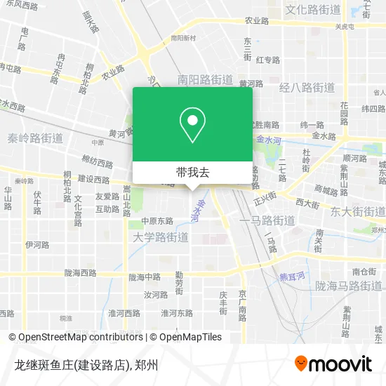 龙继斑鱼庄(建设路店)地图