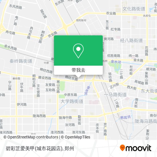 碧彩芷爱美甲(城市花园店)地图