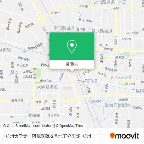 郑州大学第一附属医院-2号地下停车场地图