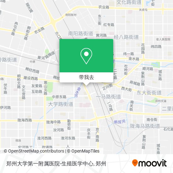 郑州大学第一附属医院-生殖医学中心地图