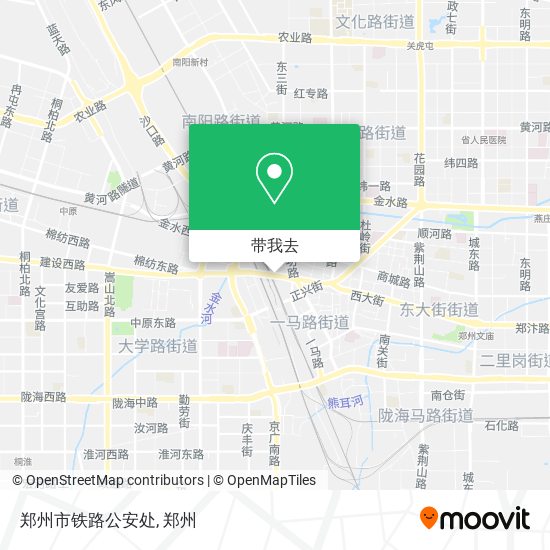 郑州市铁路公安处地图