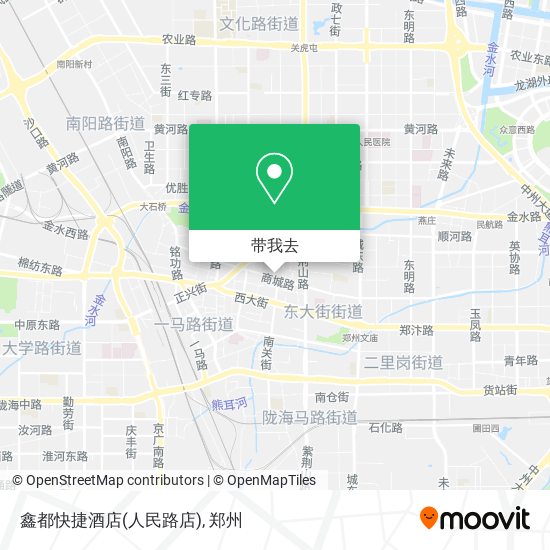 鑫都快捷酒店(人民路店)地图