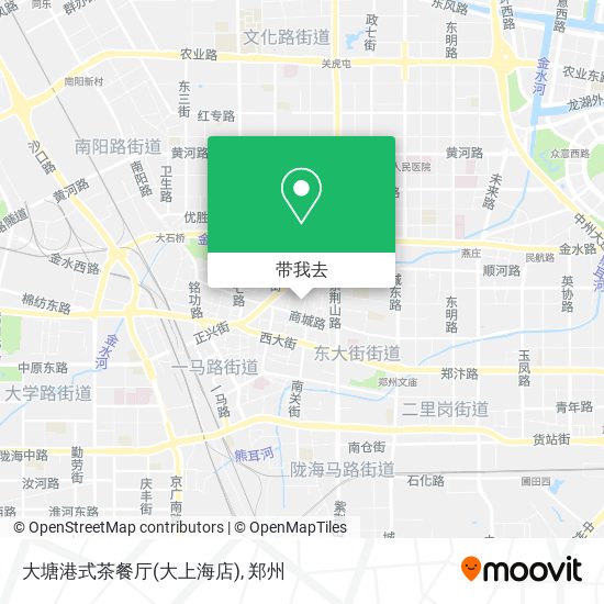 大塘港式茶餐厅(大上海店)地图