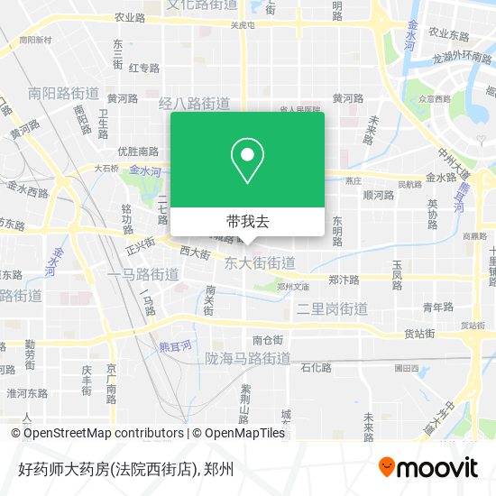 好药师大药房(法院西街店)地图