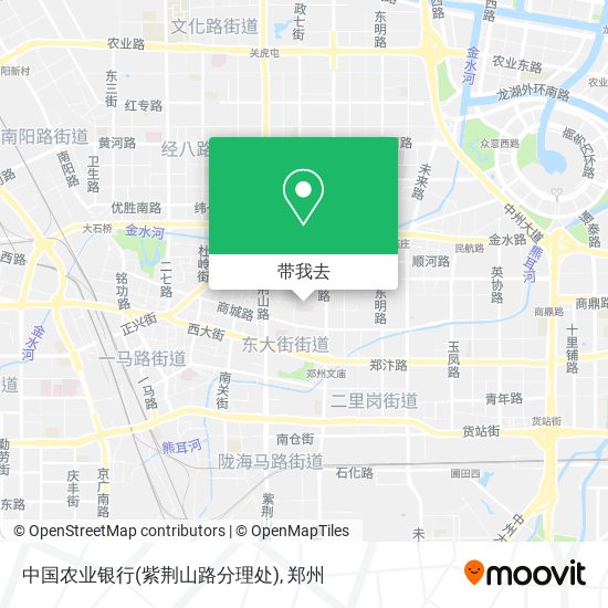中国农业银行(紫荆山路分理处)地图