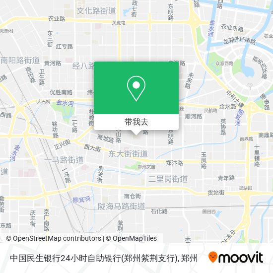 中国民生银行24小时自助银行(郑州紫荆支行)地图