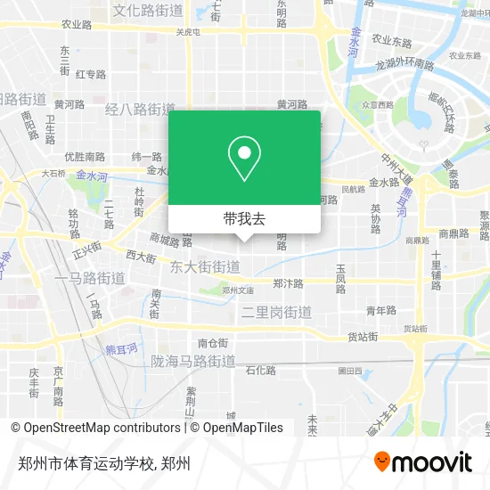 郑州市体育运动学校地图