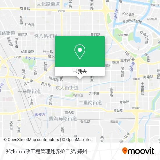 郑州市市政工程管理处养护二所地图