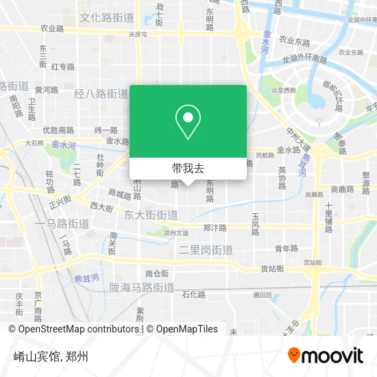 崤山宾馆地图