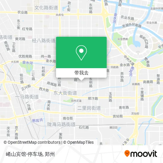 崤山宾馆-停车场地图