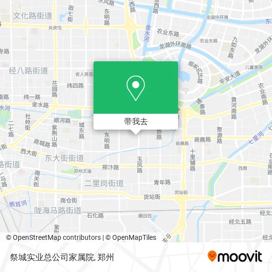 祭城实业总公司家属院地图