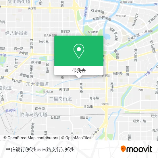中信银行(郑州未来路支行)地图