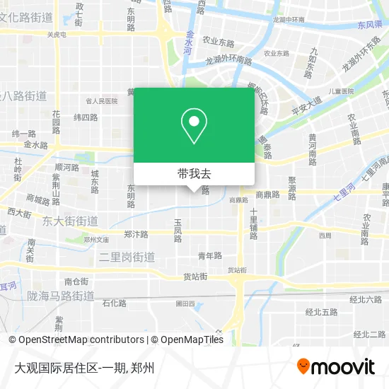 大观国际居住区-一期地图