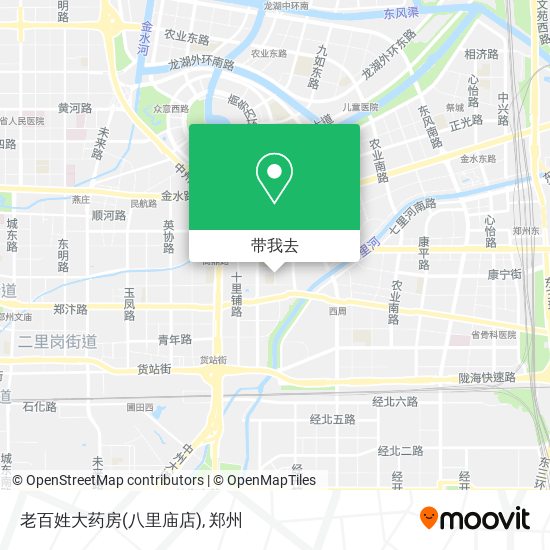老百姓大药房(八里庙店)地图